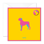 Boxer badge card
