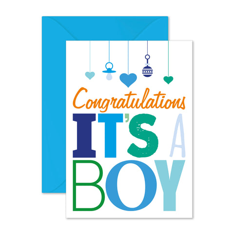 Congratulations: it's a boy!