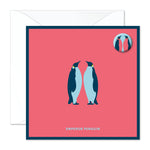 Emperor Penguin badge card