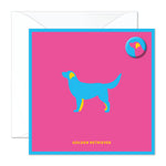 Golden Retriever badge card