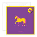 Unicorn badge card