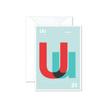 Letter U