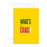 What's the craic?